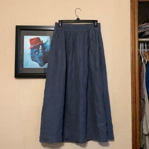 Not Perfect Linen, Scion skirt size M. GUC, smoke free one dog home.
